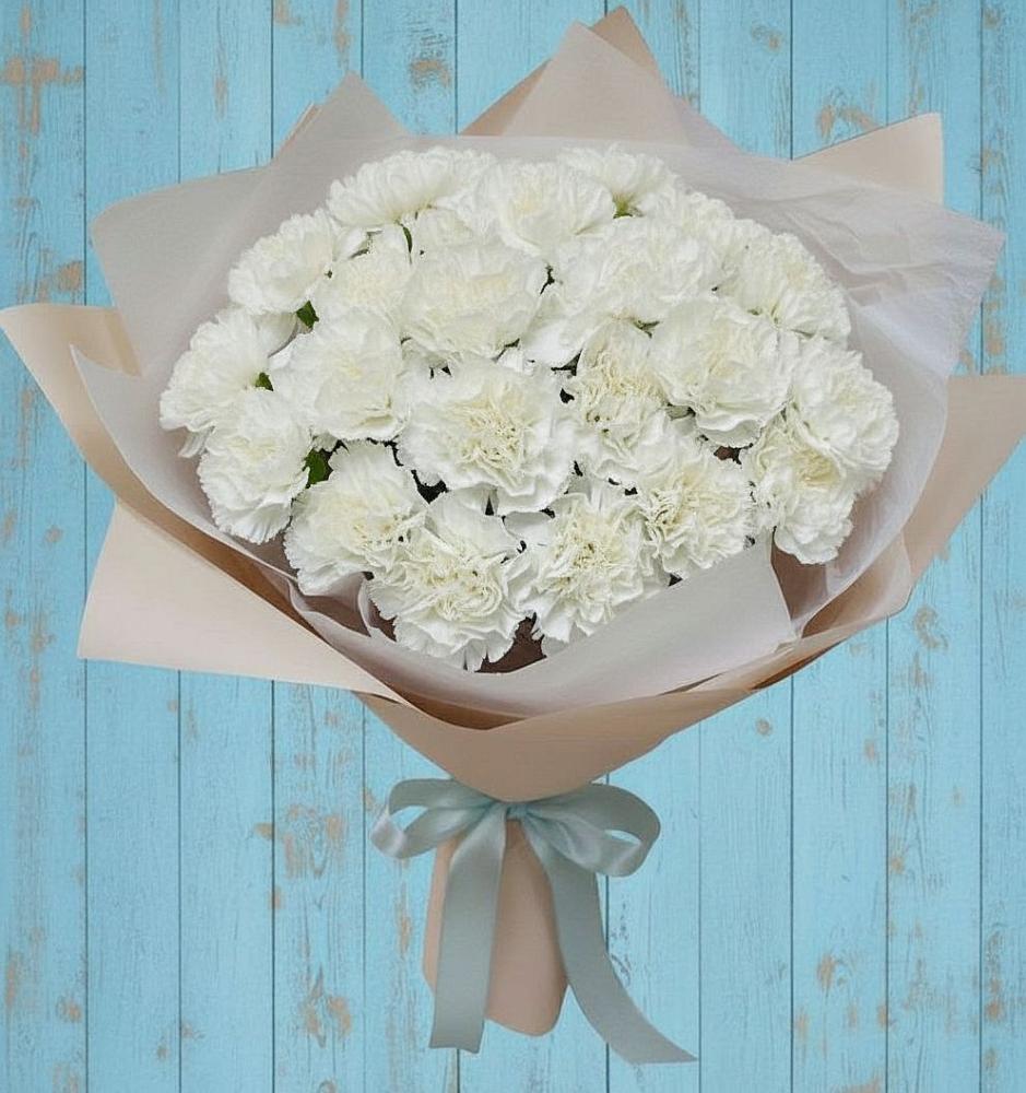 Букет цветов из: Гвоздики в Новокручининске