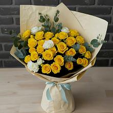 Букет цветов из:  Розы в Новокручининске