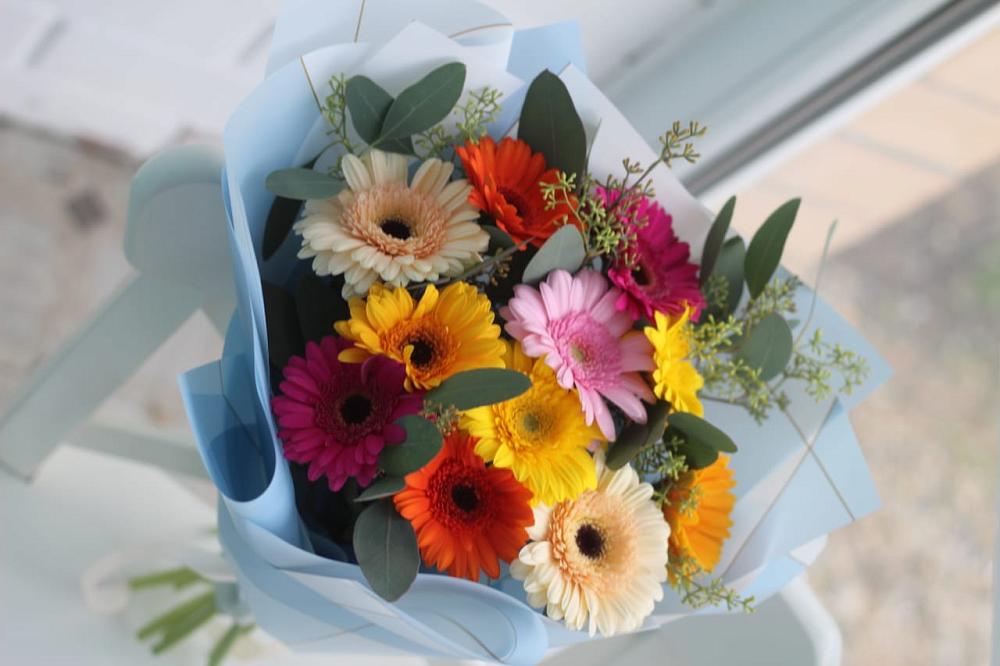 Букет цветов из: Герберы в Новокручининске