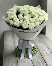 Букет 35 Белых роз #REPLACE_PRED# Новокручининске