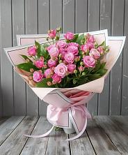 Букет Розовый кустик в Новокручининске
