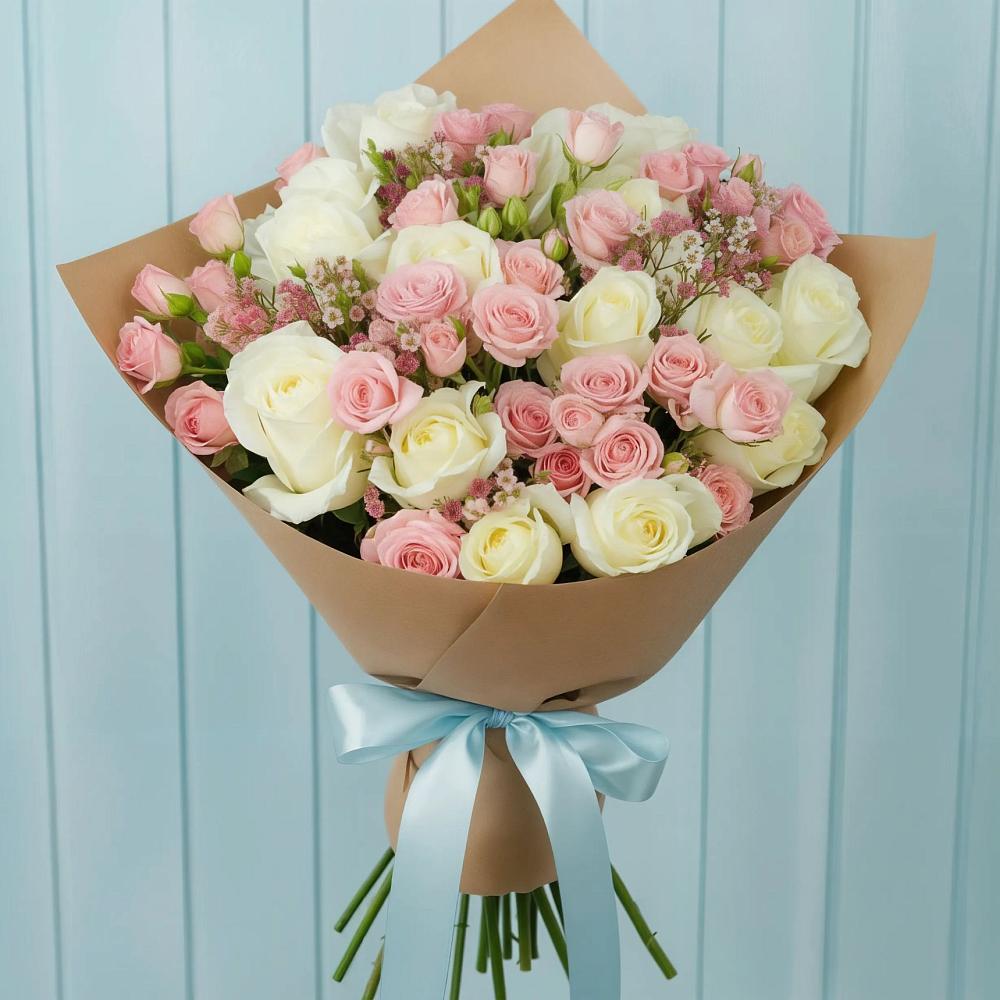 Букет цветов из: Розы в Новокручининске