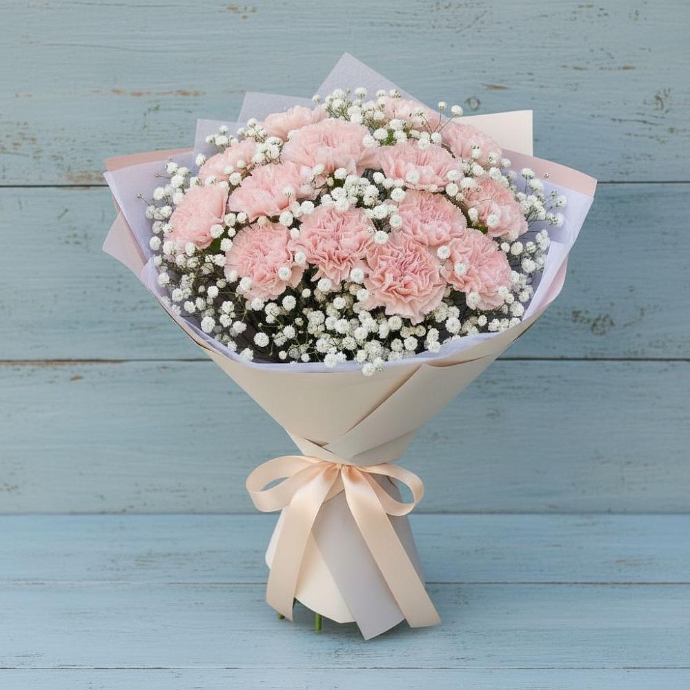 Букет цветов из: Гвоздики в Новокручининске