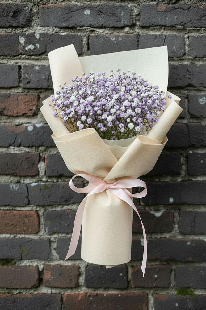 Букет цветов из: Гипсофила в Новокручининске