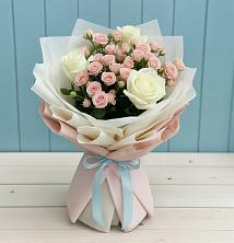 Букет цветов из:  Розы в Новокручининске