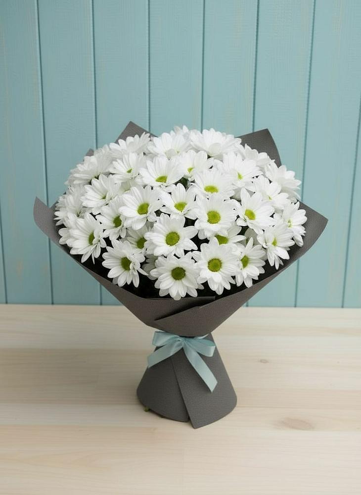 Букет цветов из: Хризантемы в Новокручининске