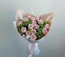 Букет цветов из:  Розы и Хризантемы в Новокручининске