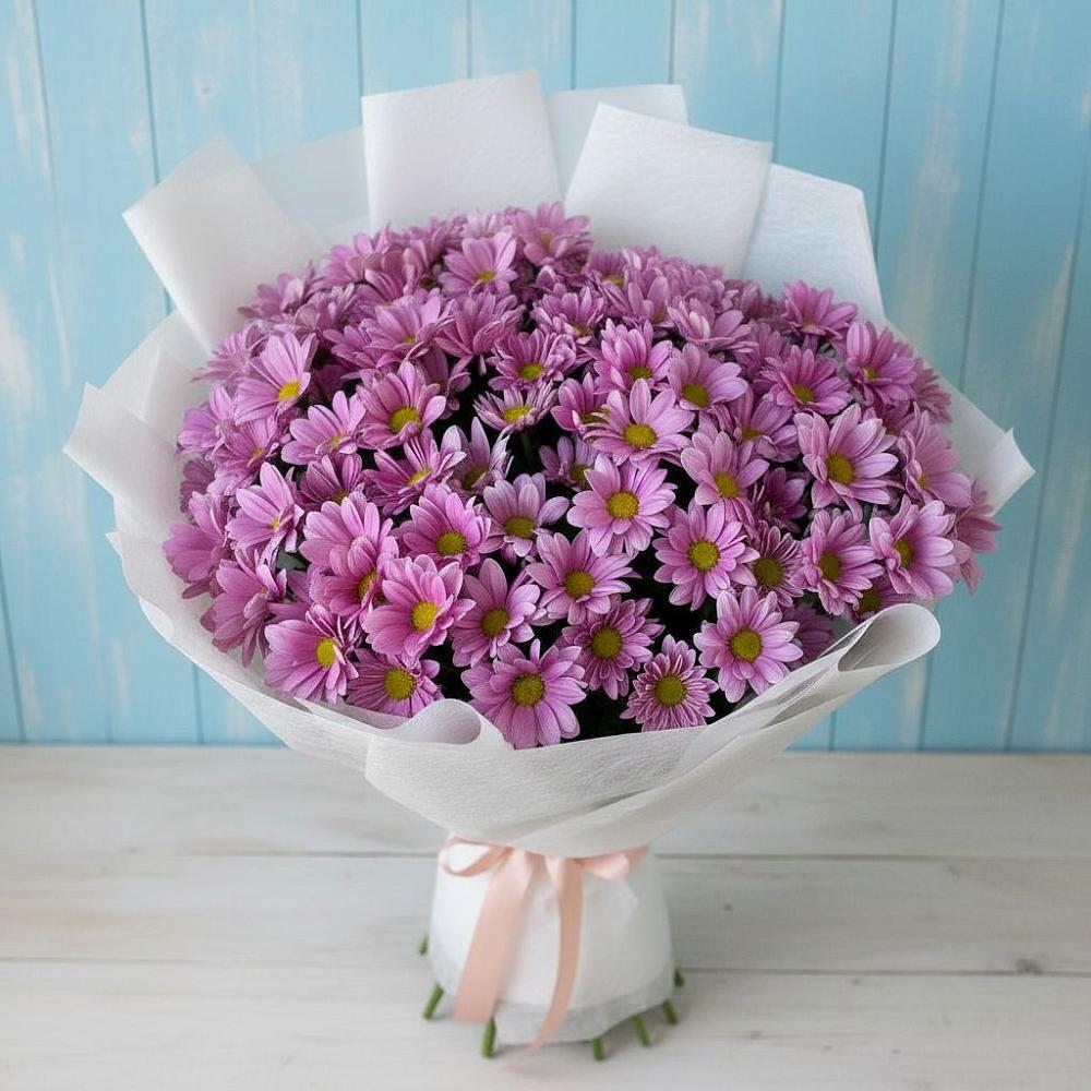 Букет цветов из: Хризантемы в Новокручининске