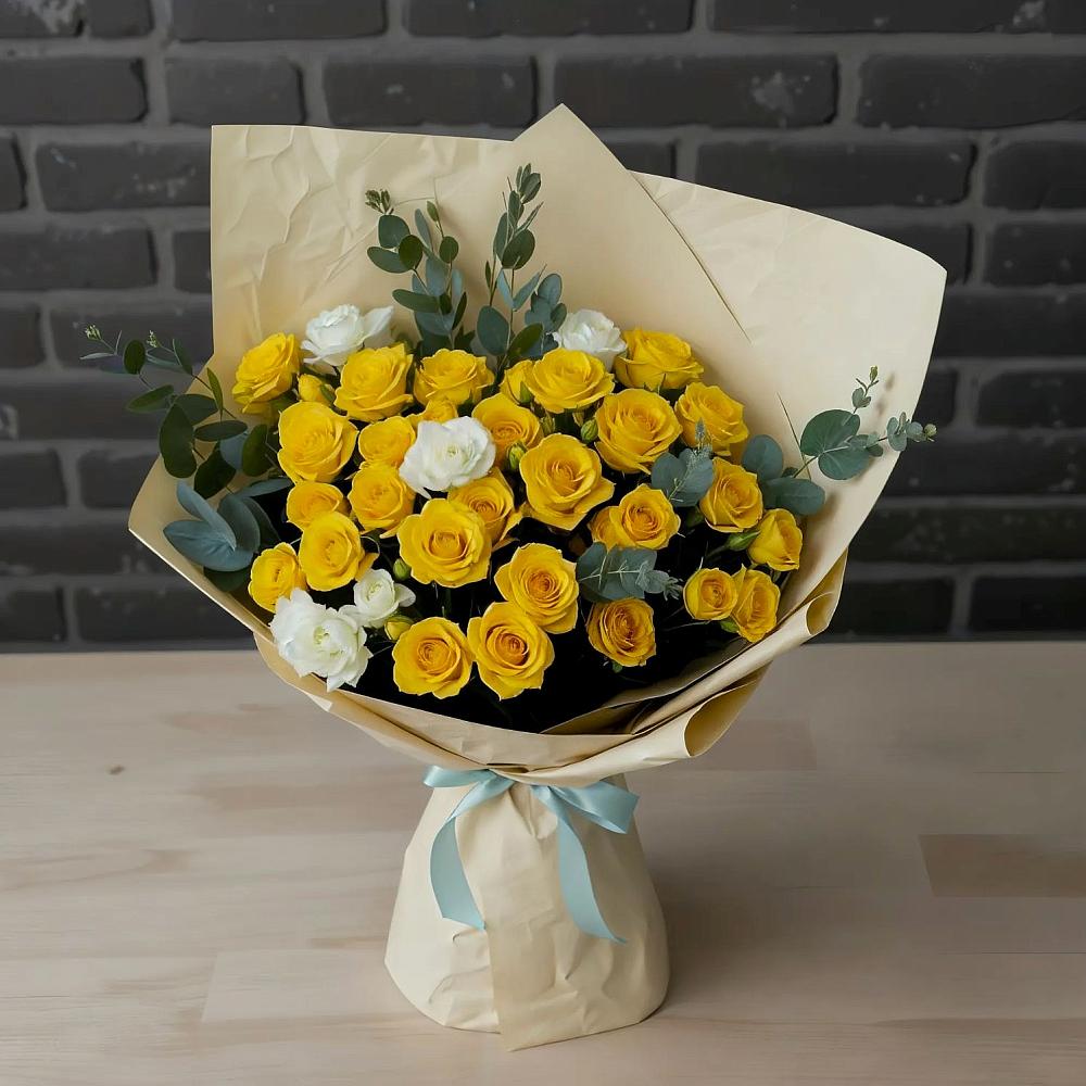 Букет цветов из: Розы в Новокручининске