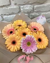 Букет цветов из:  Герберы в Новокручининске