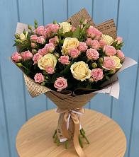 Букет цветов из:  Розы в Новокручининске