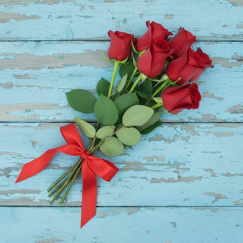 Букет Красные розы в Новокручининске
