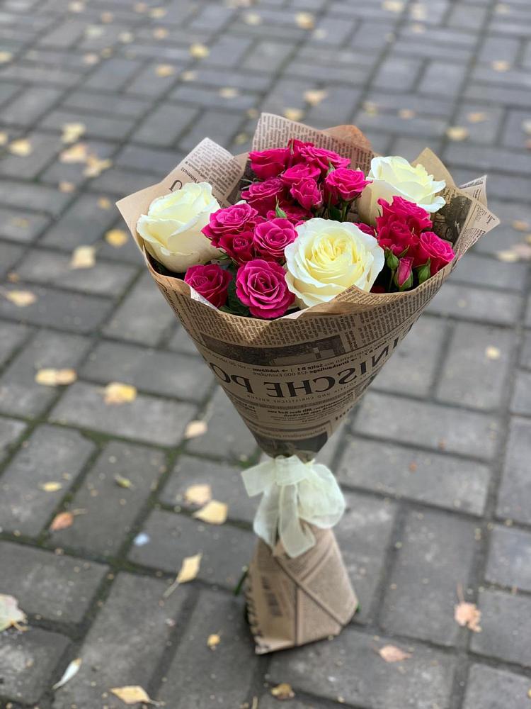 Букет цветов из: Розы в Новокручининске