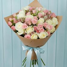 Букет цветов из:  Розы в Новокручининске
